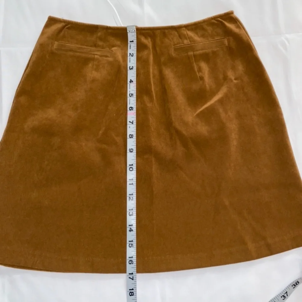 Vintage Express Faux Suede Skirt